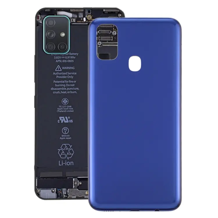 For Samsung Galaxy M21 SM-M215F Battery Back Cover (Dark Blue)