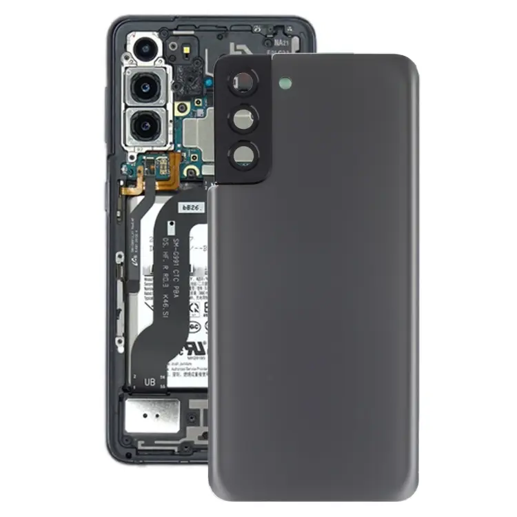 For Samsung Galaxy S21+ 5G Battery Back Cover with Camera Lens Frame (Grey)