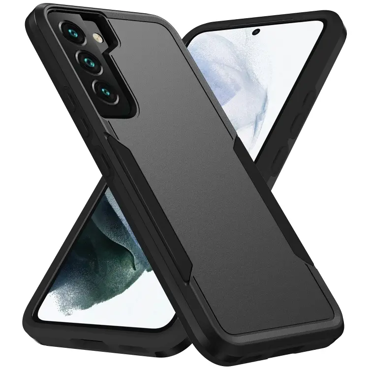 For Samsung Galaxy S23 5G Pioneer Armor PC + TPU Phone Case(Black)
