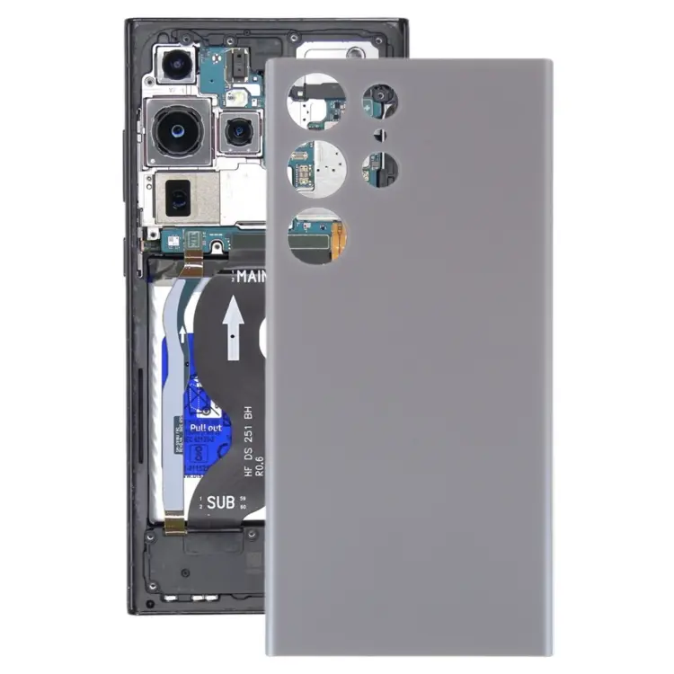 For Samsung Galaxy S23 Ultra 5G SM-S918B OEM Battery Back Cover(Grey)