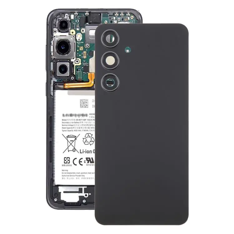 For Samsung Galaxy S24 FE SM-S721B OEM Battery Back Cover with Camera Lens Frame(Black)