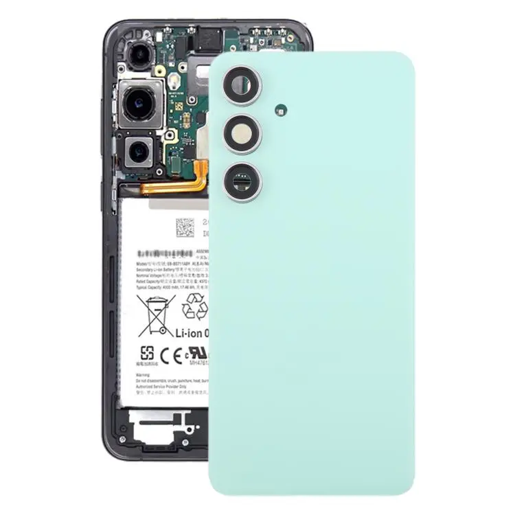 For Samsung Galaxy S24 FE SM-S721B OEM Battery Back Cover with Camera Lens Frame(Green)
