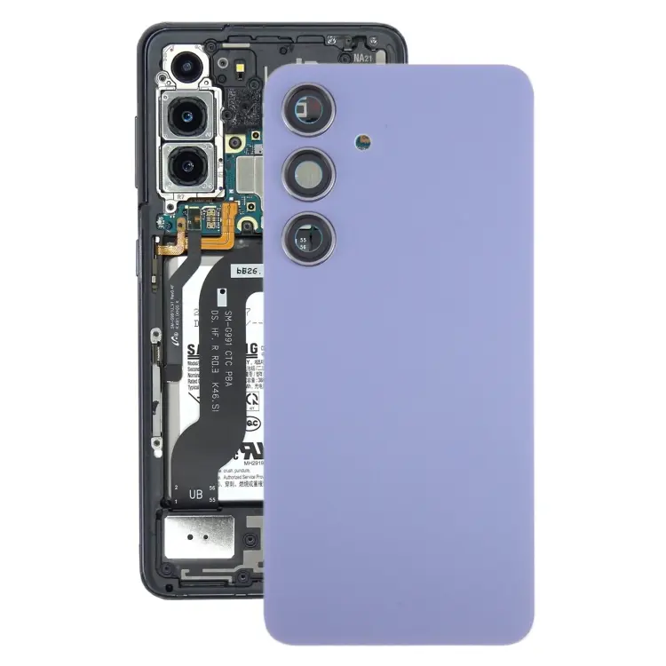 For Samsung Galaxy S24 SM-S921B OEM Battery Back Cover with Camera Lens Frame(Grey)