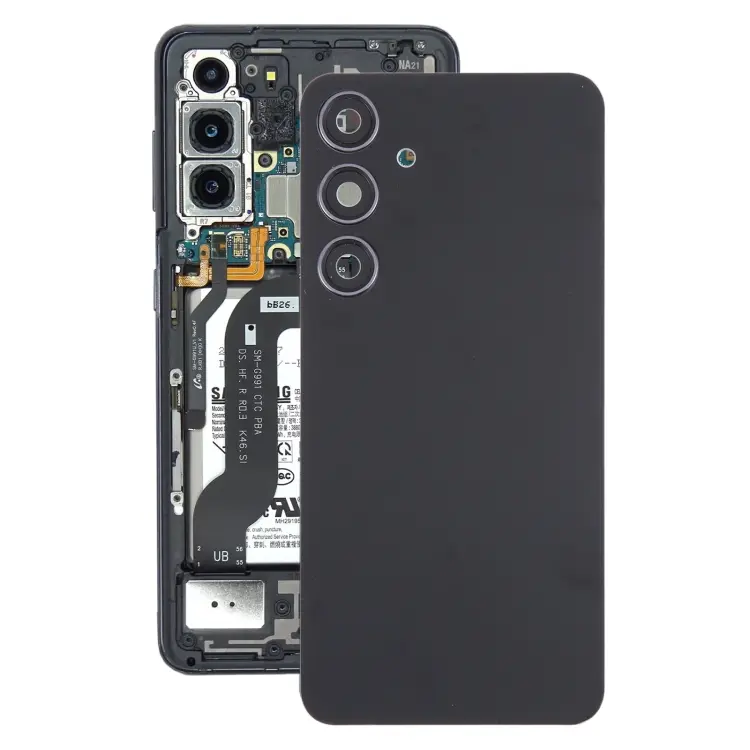 For Samsung Galaxy S24+ SM-S926B OEM Battery Back Cover with Camera Lens Frame(Black)