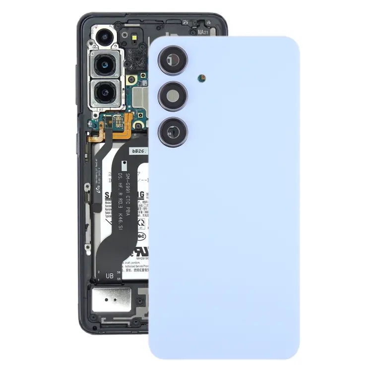 For Samsung Galaxy S24+ SM-S926B OEM Battery Back Cover with Camera Lens Frame(Blue)