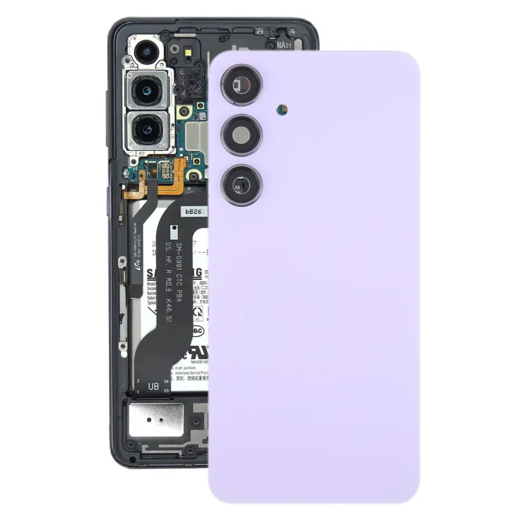 For Samsung Galaxy S24+ SM-S926B OEM Battery Back Cover with Camera Lens Frame(Light Purple)