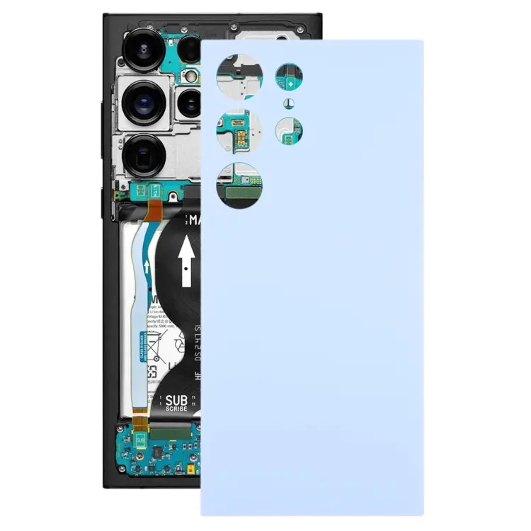 For Samsung Galaxy S24 Ultra SM-S928B OEM Battery Back Cover(Blue)