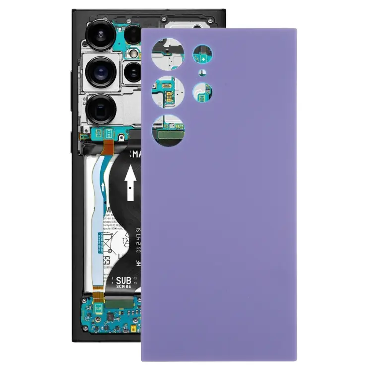 For Samsung Galaxy S24 Ultra SM-S928B OEM Battery Back Cover(Purple)