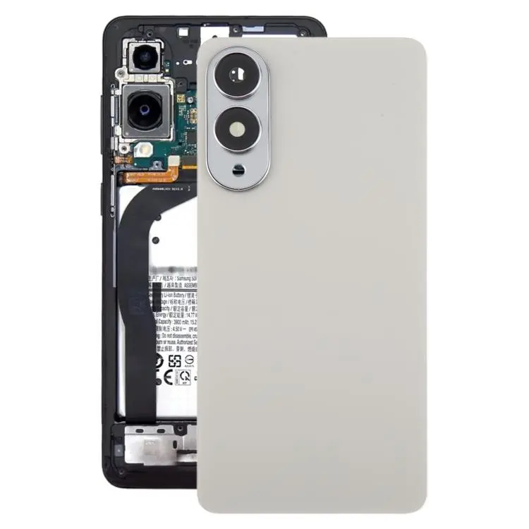 For Samsung Galaxy S25 Edge SM-S937 OEM Battery Back Cover with Camera Lens Frame(Gold)