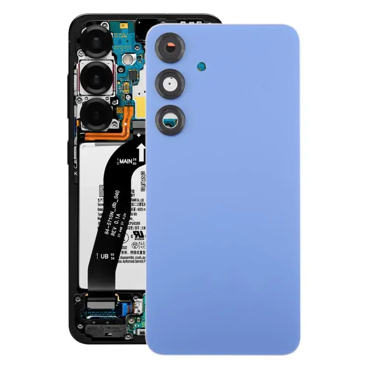 For Samsung Galaxy S25+ SM-S936B OEM Battery Back Cover with Camera Lens Frame(Blue)