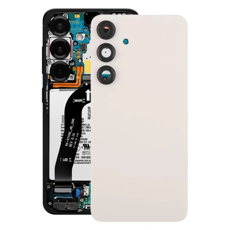 For Samsung Galaxy S25+ SM-S936B OEM Battery Back Cover with Camera Lens Frame(Light Pink)