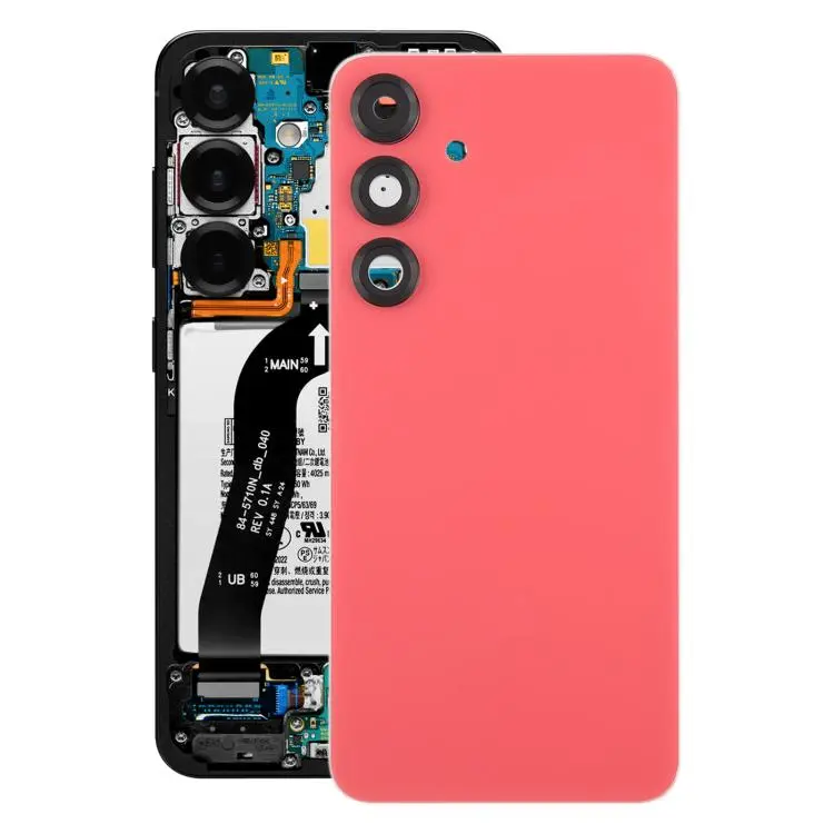 For Samsung Galaxy S25+ SM-S936B OEM Battery Back Cover with Camera Lens Frame(Red)