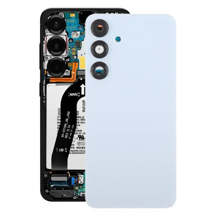 For Samsung Galaxy S25+ SM-S936B OEM Battery Back Cover with Camera Lens Frame(Silver)