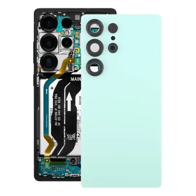 For Samsung Galaxy S25 Ultra SM-S938 OEM Battery Back Cover with Camera Lens Frame(Green)