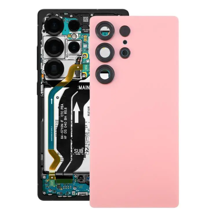 For Samsung Galaxy S25 Ultra SM-S938 OEM Battery Back Cover with Camera Lens Frame(Red)