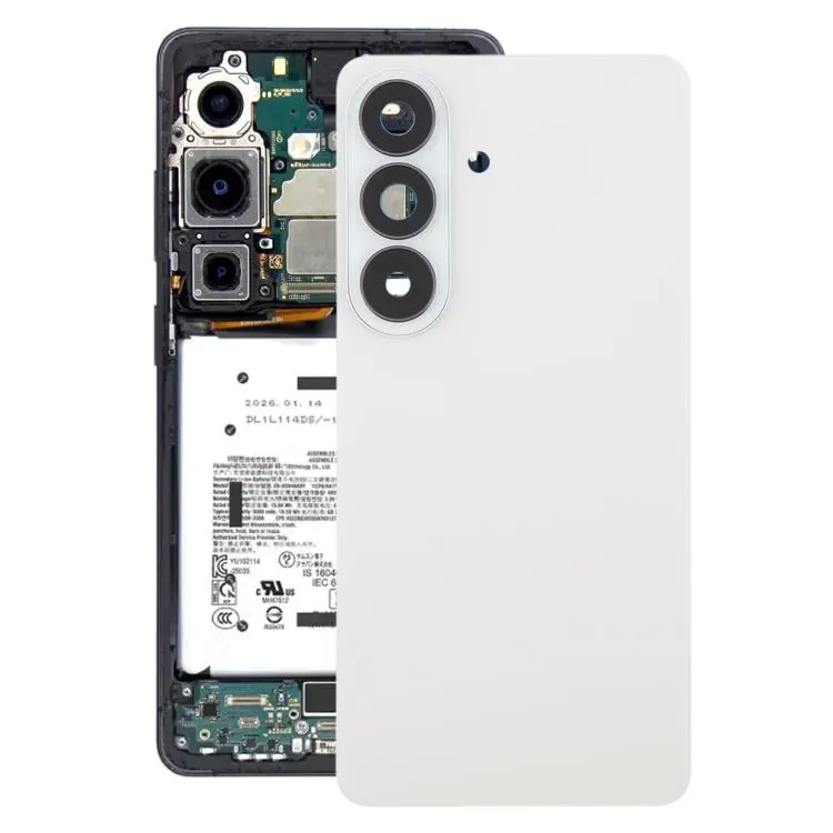 For Samsung Galaxy S26 SM-S942B OEM Battery Back Cover with Camera Lens Frame(White)