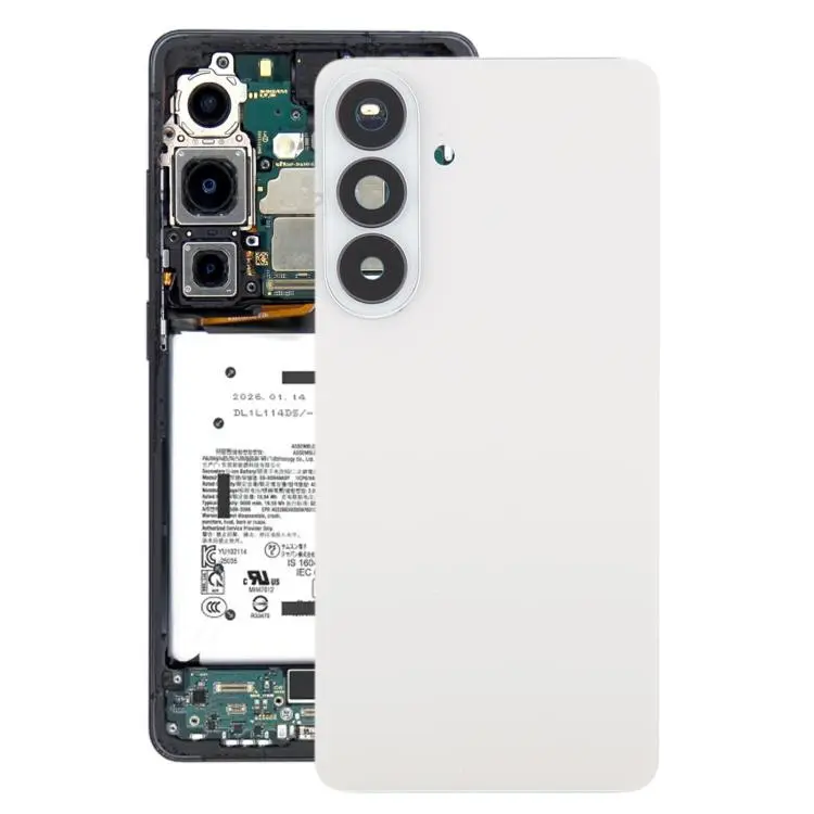 For Samsung Galaxy S26+ SM-S947B OEM Battery Back Cover with Camera Lens Frame(White)