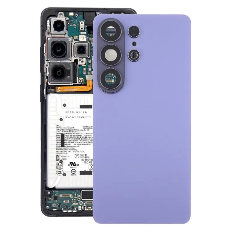 For Samsung Galaxy S26 Ultra SM-S948B OEM Battery Back Cover with Camera Lens Frame(Purple)