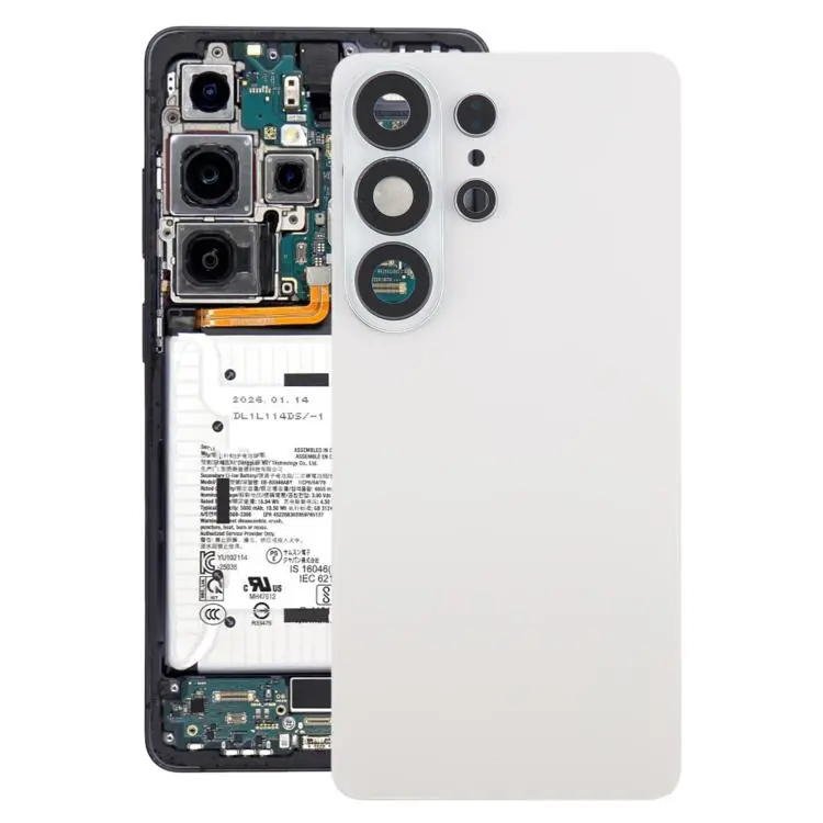 For Samsung Galaxy S26 Ultra SM-S948B OEM Battery Back Cover with Camera Lens Frame(White)