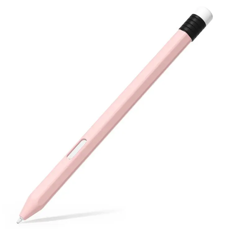 For Samsung Galaxy Tab S11 / S11 Ultra Anti-roll Silicone Protective Stylus Pen Case(Pink)