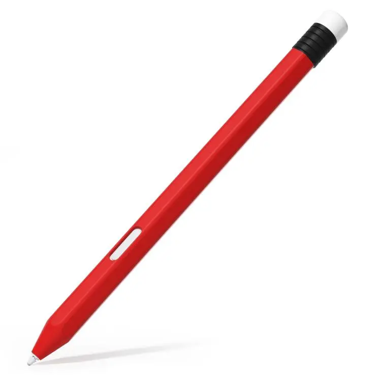 For Samsung Galaxy Tab S11 / S11 Ultra Anti-roll Silicone Protective Stylus Pen Case(Red)