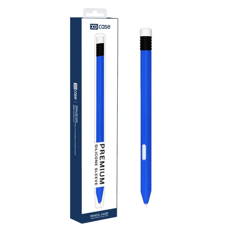 For Samsung Galaxy Tab S11 / S11 Ultra S Pen XDcase Anti-roll Silicone Stylus Pen Sleeve(Sapphire Blue)