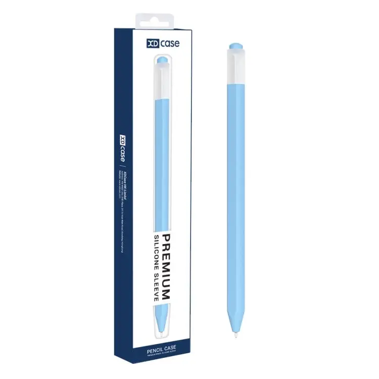 For Samsung Galaxy Tab S11 / S11 Ultra S Pen XDcase Jelly Detachable Cap Silicone Stylus Pen Sleeve(Blue)