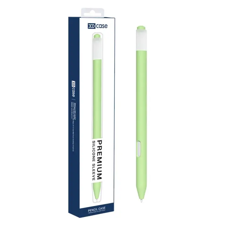 For Samsung Galaxy Tab S11 / S11 Ultra S Pen XDcase Jelly Detachable Cap Silicone Stylus Pen Sleeve(Light Green)