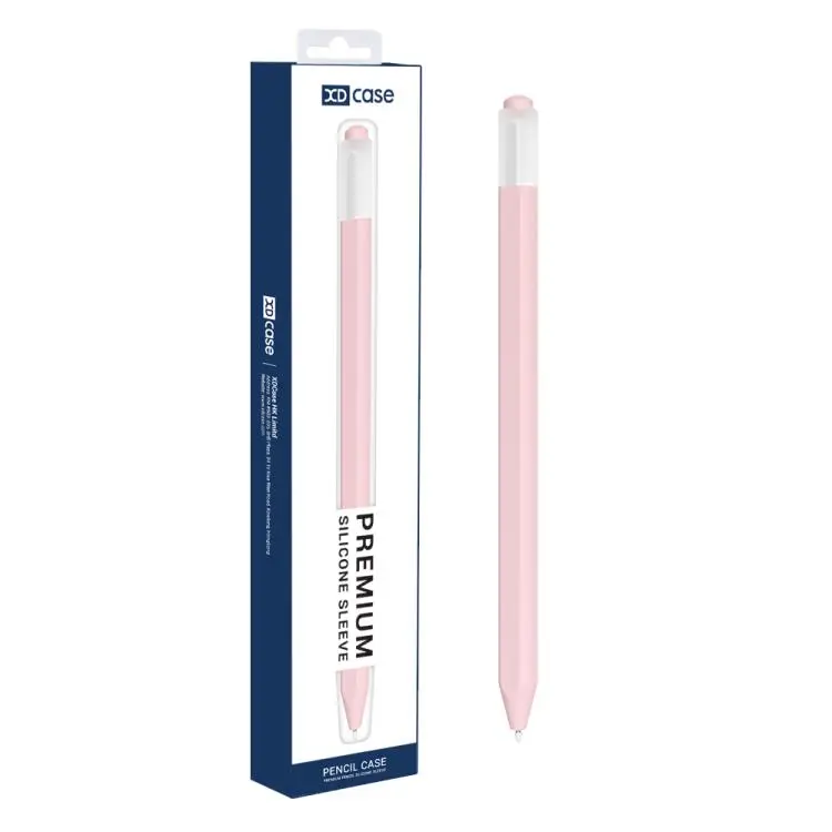 For Samsung Galaxy Tab S11 / S11 Ultra S Pen XDcase Jelly Detachable Cap Silicone Stylus Pen Sleeve(Pink)