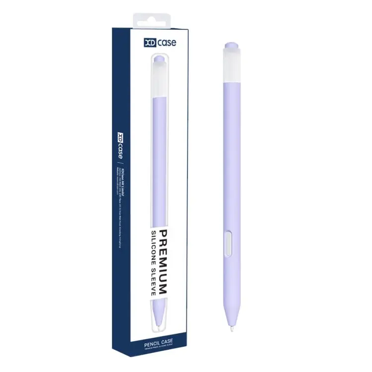 For Samsung Galaxy Tab S11 / S11 Ultra S Pen XDcase Jelly Detachable Cap Silicone Stylus Pen Sleeve(Purple)