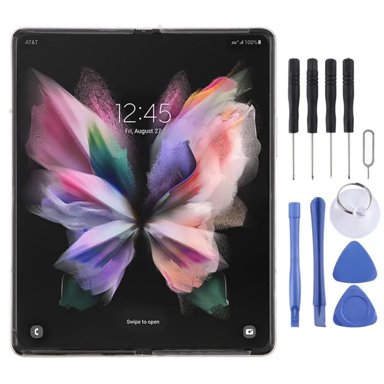 For Samsung Galaxy Z Fold3 SM-F926B Original Main LCD Screen Digitizer Full Assembly with Frame (Silver)