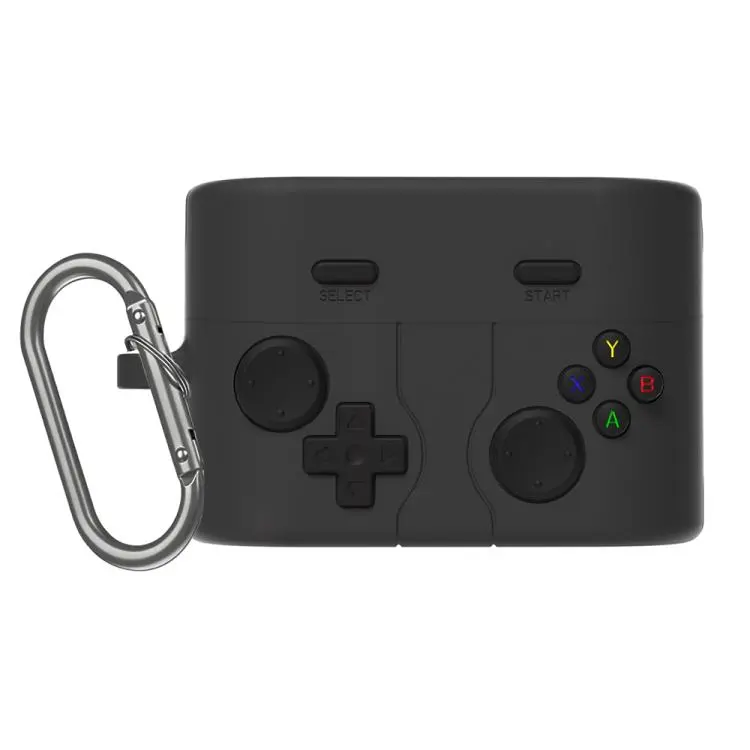 For Sony WF-1000XM6 XDcase Retro Game Console Style Silicone Earbuds Case(Black)