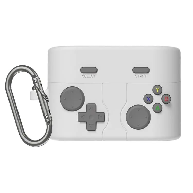 For Sony WF-1000XM6 XDcase Retro Game Console Style Silicone Earbuds Case(Grey)