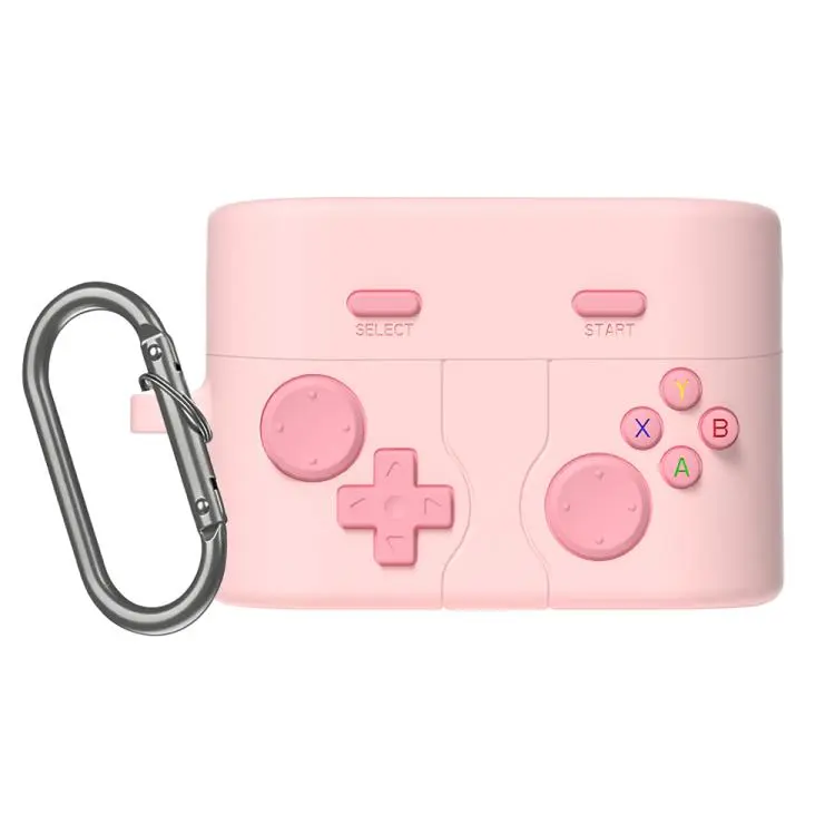 For Sony WF-1000XM6 XDcase Retro Game Console Style Silicone Earbuds Case(Pink)