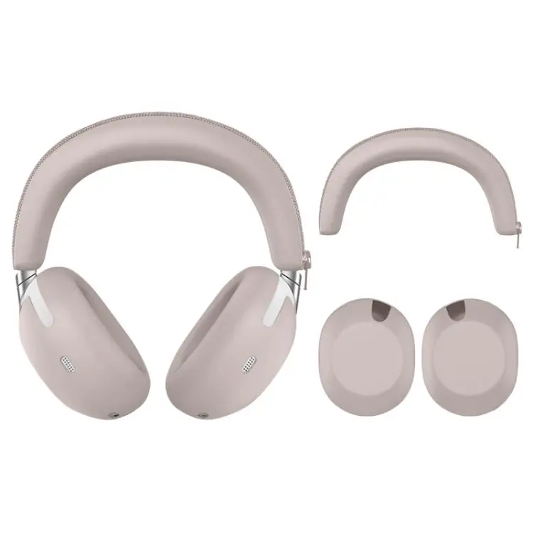 For Sony WH-1000XX Soft Silicone Over-Ear Headset Protective Case(Rose Grey)