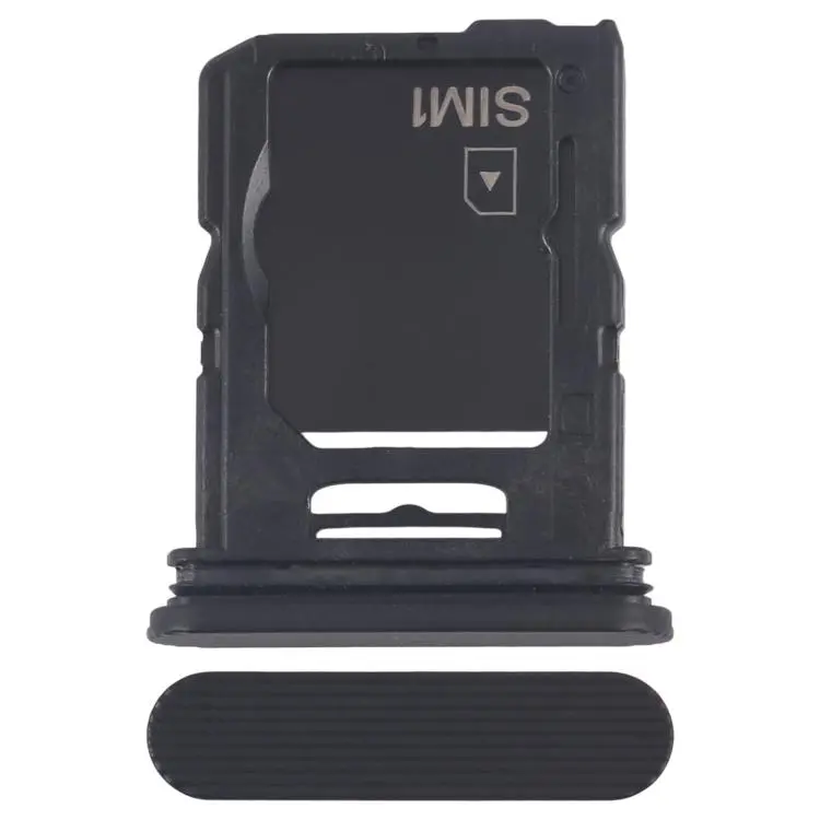 For Sony Xperia 1 VII Original SIM Card Tray + SIM Card Tray / Micro SD Card Tray (Black)