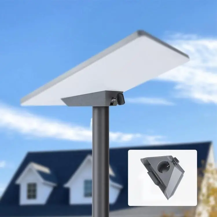 For Starlink Mini Pipe Adapter Mount Weather-Resistant Pole Bracket Holder for RV Roof Wall(Grey)