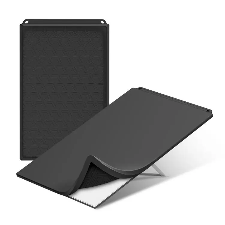 For Starlink Mini Satellite Disk Waterproof Sandproof Silicone Protective Case(Black)