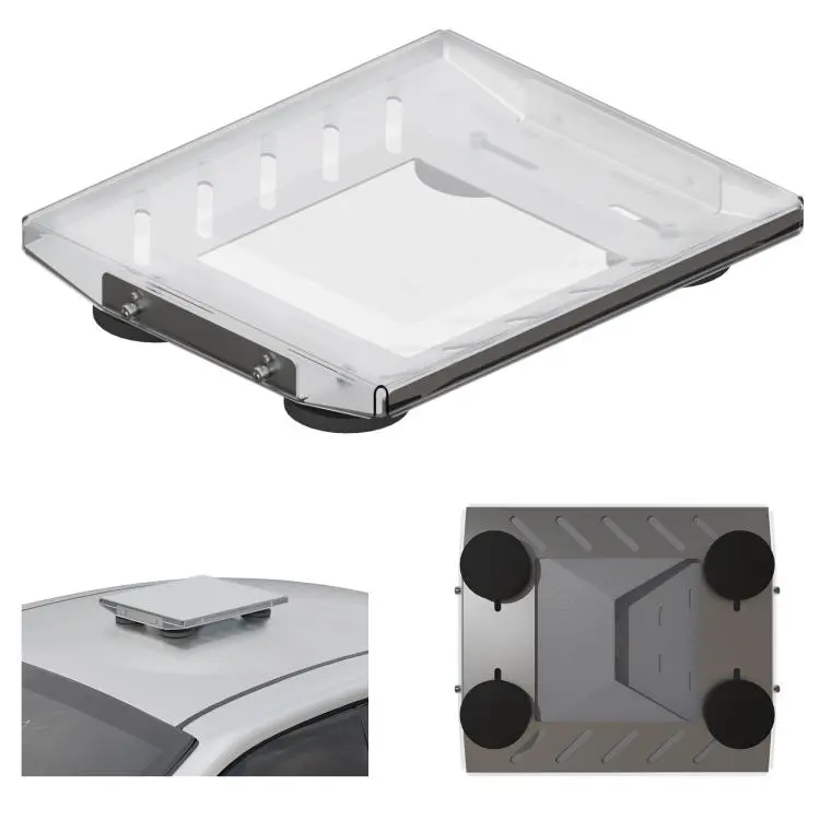 For Starlink Mini Wind-Resistant Magnetic Aluminum Alloy Roof Mount