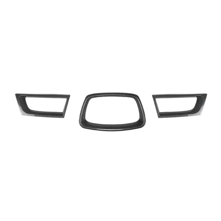 For Subaru Impreza WRX STI 9th Generation 2006-2007 Grille Cover Decor Stickers(Carbon Fiber)