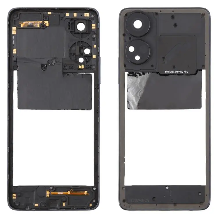 For TCL 50 5G T613P T613K Original Middle Frame Bezel Plate (Black)