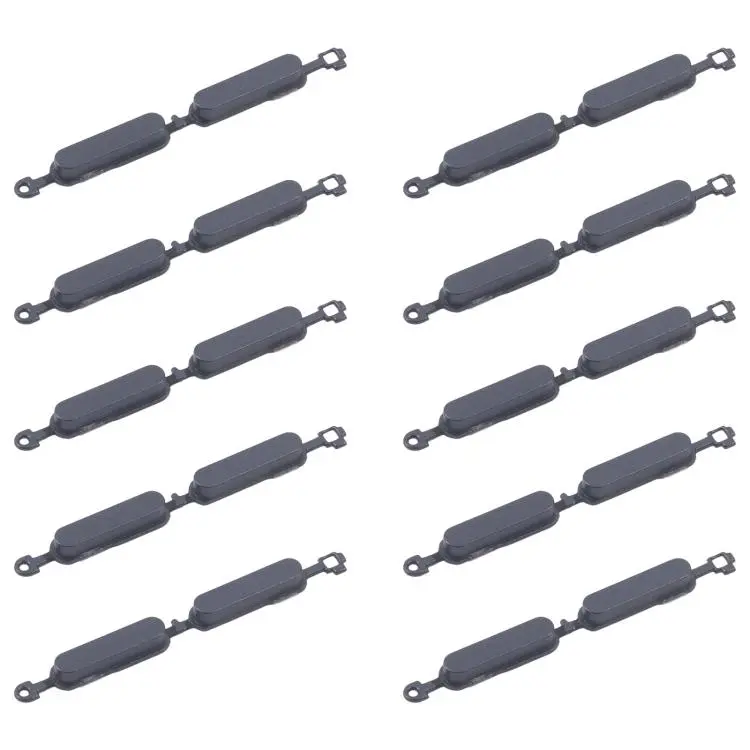 For Tecno Pop 10 / Spark Go 2 KM4 10 PCS/Pack OEM Volume Control Button (Black)