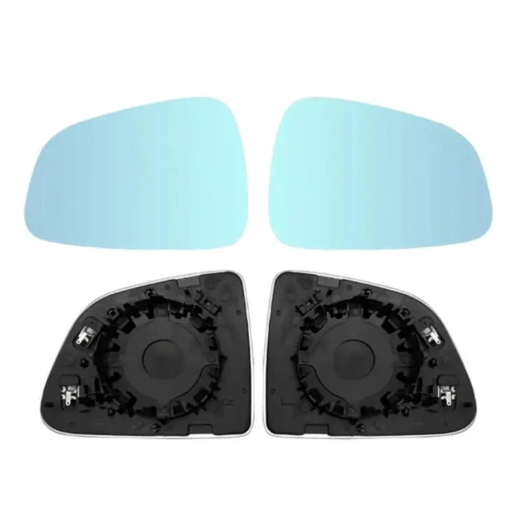 For Tesla Model 3 Wide-Angle Anti-Glare Heated Blue-Tinted Rearview Mirror Lens, Color