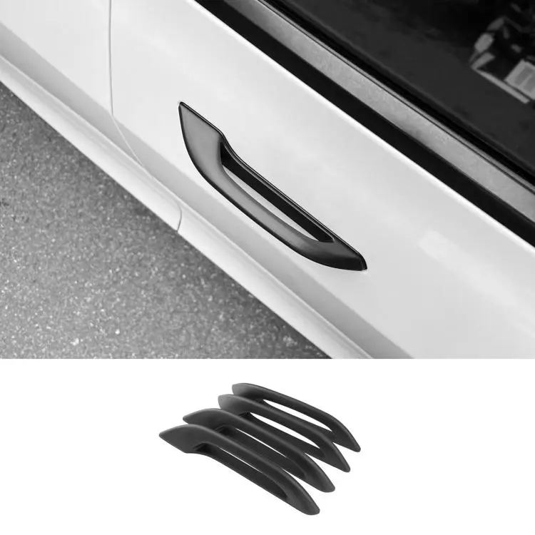 For Tesla Model 3 / Y Door Handle Modification Sticker Handle Auxiliary Tool(Matte Black)