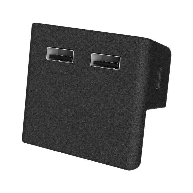 For Tesla Model 3/ Y / Y L Car Glove Box Center Console Docking Station(Flocked)