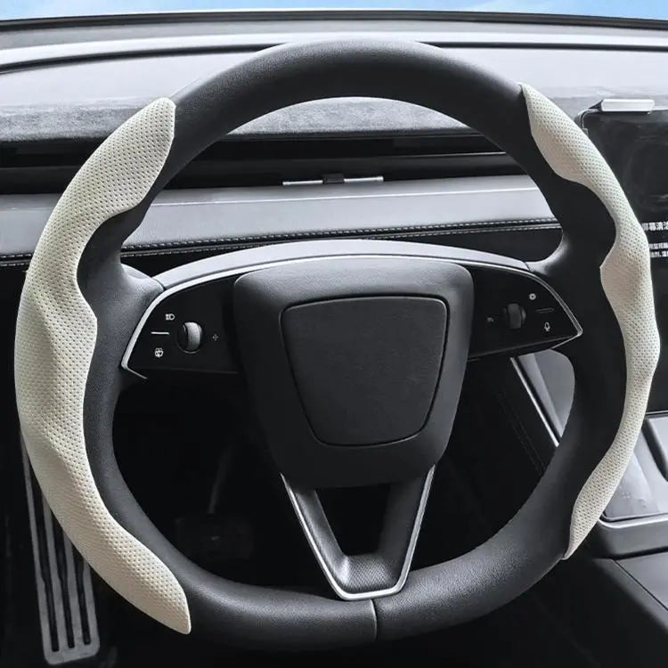 For Tesla Model Series Ultra-Thin Sweat-Wicking Steering Wheel Cover, Spec