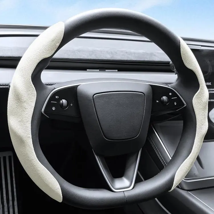 For Tesla Model Series Ultra-Thin Sweat-Wicking Steering Wheel Cover, Spec