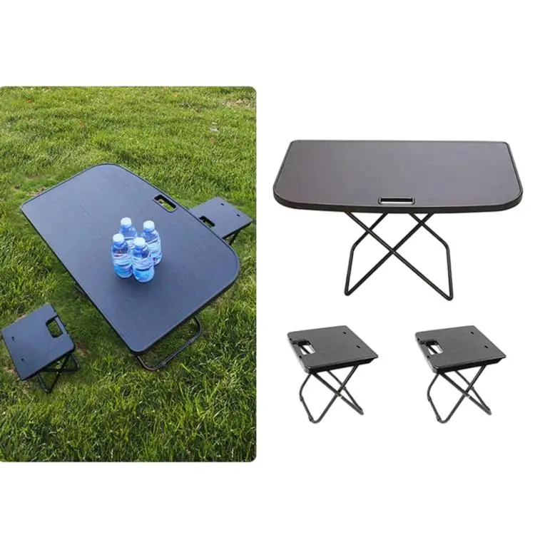 For Tesla Model Y 2021-2025 Trunk Small Table Board Foldable Portable Car Camping Tabletop, Spec