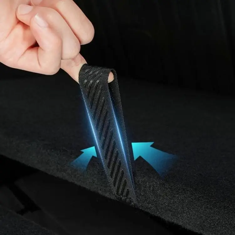 For Tesla Model Y / 2025+ Model Y Juniper Trunk Inner Lid Adhesive Hidden Pull Cord(Black)