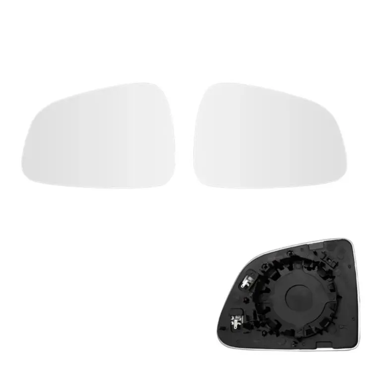 For Tesla Model Y Anti-Glare Heated Side Mirror Glass(White)